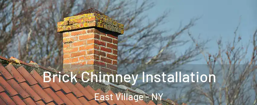 Brick Chimney Installation East Village - NY