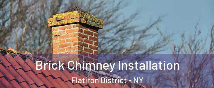 Brick Chimney Installation Flatiron District - NY