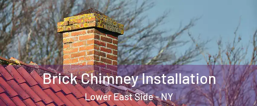 Brick Chimney Installation Lower East Side - NY