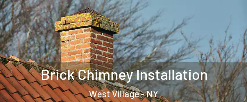Brick Chimney Installation West Village - NY