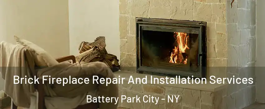 Brick Fireplace Repair And Installation Services Battery Park City - NY