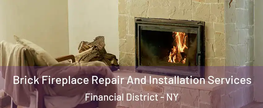 Brick Fireplace Repair And Installation Services Financial District - NY