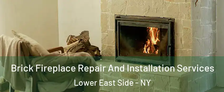 Brick Fireplace Repair And Installation Services Lower East Side - NY