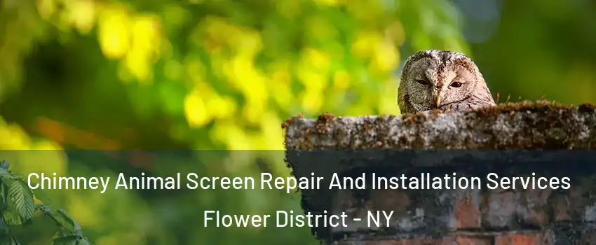 Chimney Animal Screen Repair And Installation Services Flower District - NY