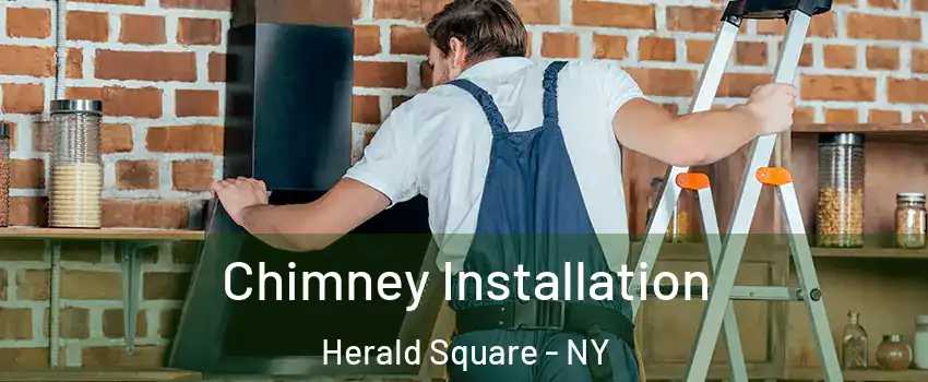 Chimney Installation Herald Square - NY