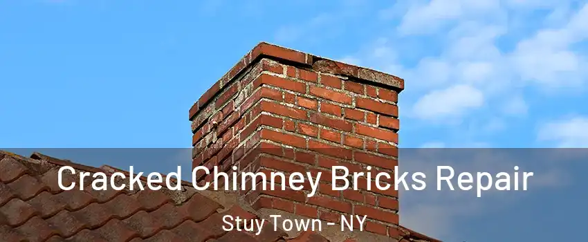 Cracked Chimney Bricks Repair Stuy Town - NY