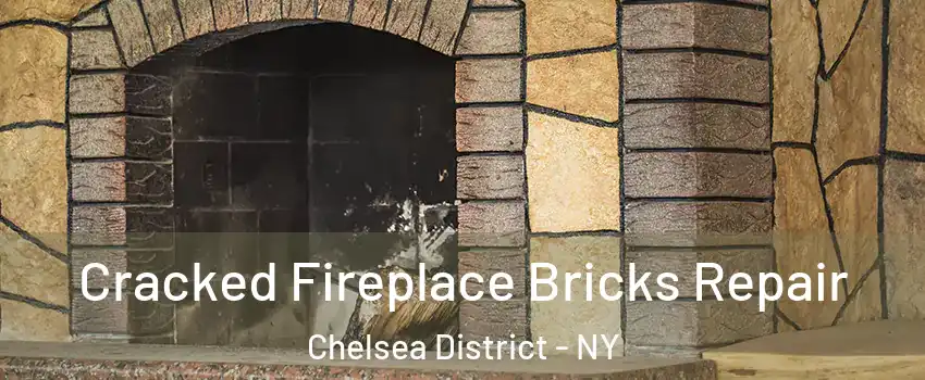 Cracked Fireplace Bricks Repair Chelsea District - NY