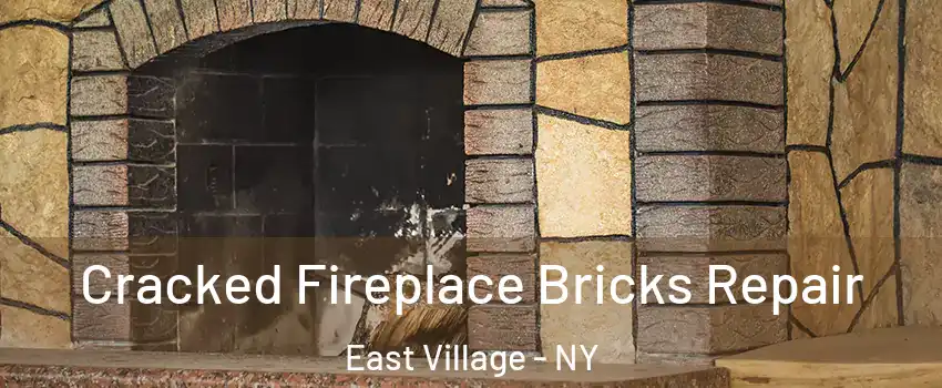 Cracked Fireplace Bricks Repair East Village - NY
