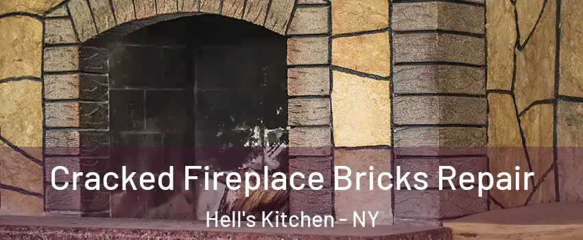 Cracked Fireplace Bricks Repair Hell's Kitchen - NY