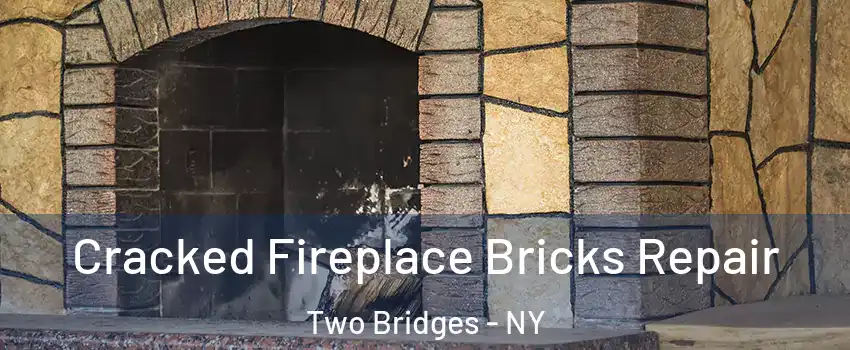 Cracked Fireplace Bricks Repair Two Bridges - NY