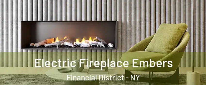 Electric Fireplace Embers Financial District - NY