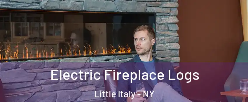 Electric Fireplace Logs Little Italy - NY