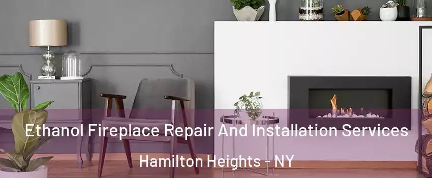 Ethanol Fireplace Repair And Installation Services Hamilton Heights - NY