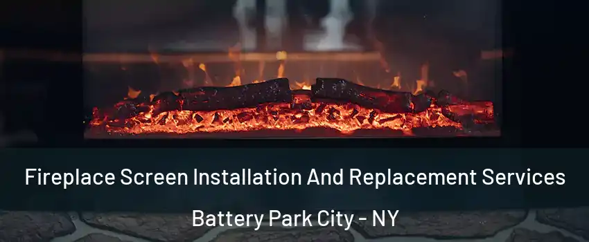 Fireplace Screen Installation And Replacement Services Battery Park City - NY