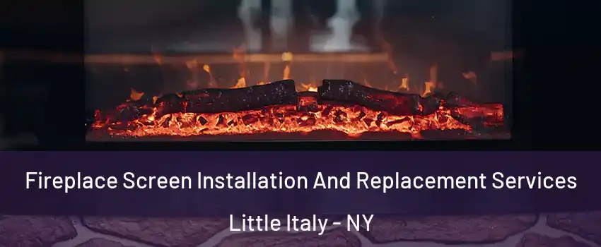 Fireplace Screen Installation And Replacement Services Little Italy - NY