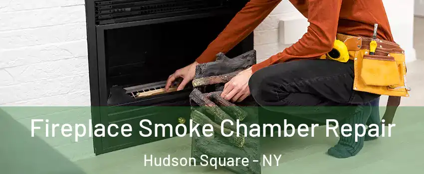 Fireplace Smoke Chamber Repair Hudson Square - NY