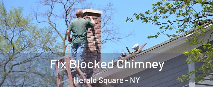 Fix Blocked Chimney Herald Square - NY