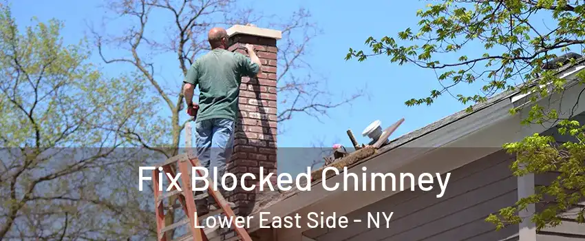 Fix Blocked Chimney Lower East Side - NY