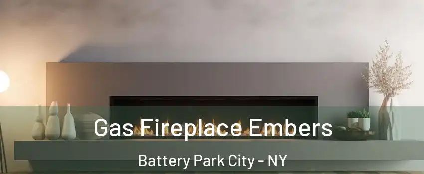 Gas Fireplace Embers Battery Park City - NY