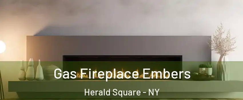 Gas Fireplace Embers Herald Square - NY