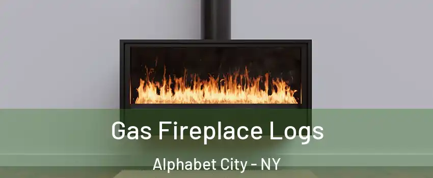 Gas Fireplace Logs Alphabet City - NY