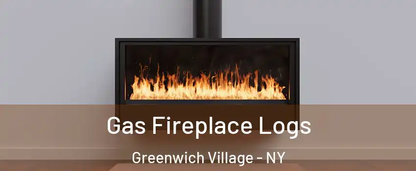 Gas Fireplace Logs Greenwich Village - NY