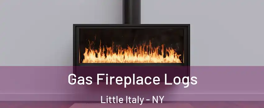 Gas Fireplace Logs Little Italy - NY