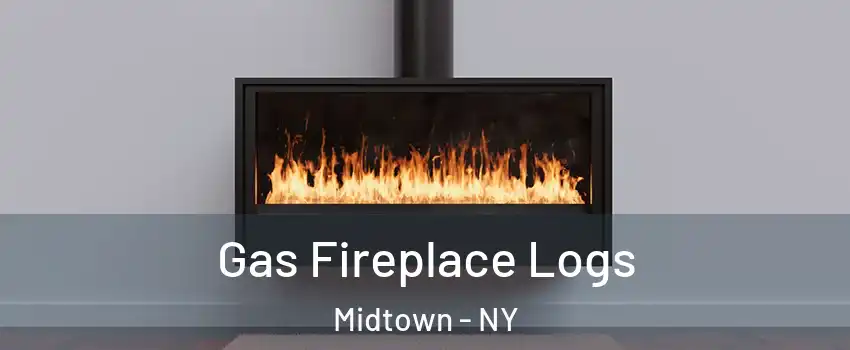 Gas Fireplace Logs Midtown - NY