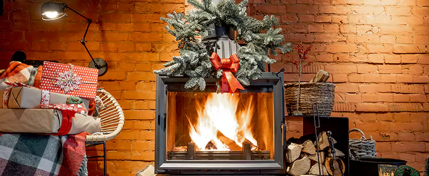 Travis Industries Linear Gas Fireplace Installation in Two Bridges, New York