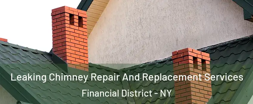Leaking Chimney Repair And Replacement Services Financial District - NY
