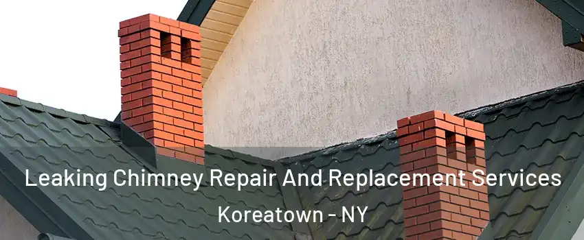 Leaking Chimney Repair And Replacement Services Koreatown - NY