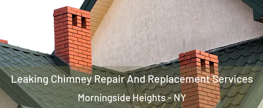 Leaking Chimney Repair And Replacement Services Morningside Heights - NY