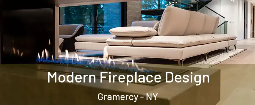 Modern Fireplace Design Gramercy - NY