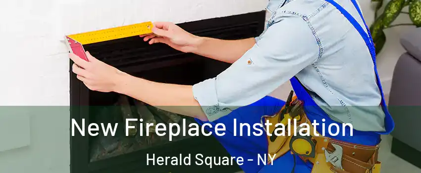New Fireplace Installation Herald Square - NY