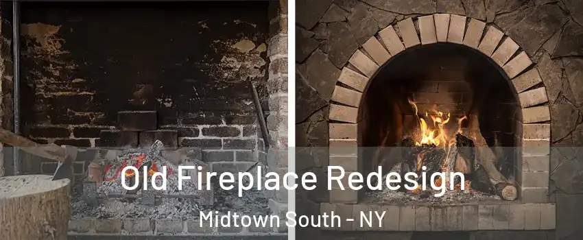 Old Fireplace Redesign Midtown South - NY