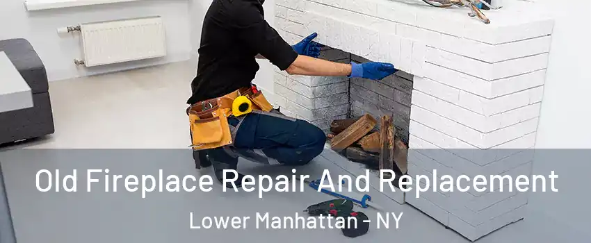 Old Fireplace Repair And Replacement Lower Manhattan - NY