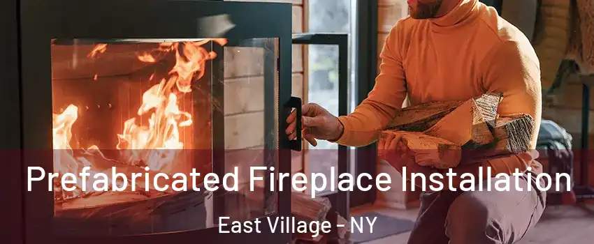 Prefabricated Fireplace Installation East Village - NY