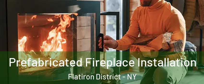 Prefabricated Fireplace Installation Flatiron District - NY