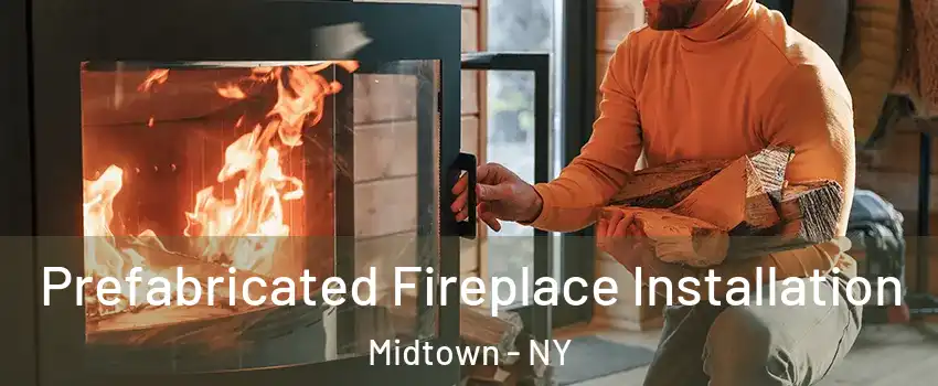 Prefabricated Fireplace Installation Midtown - NY