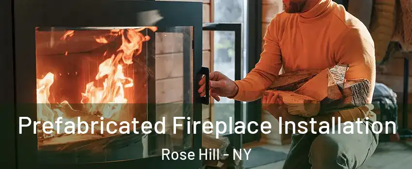 Prefabricated Fireplace Installation Rose Hill - NY
