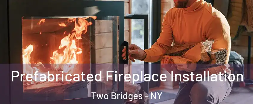 Prefabricated Fireplace Installation Two Bridges - NY