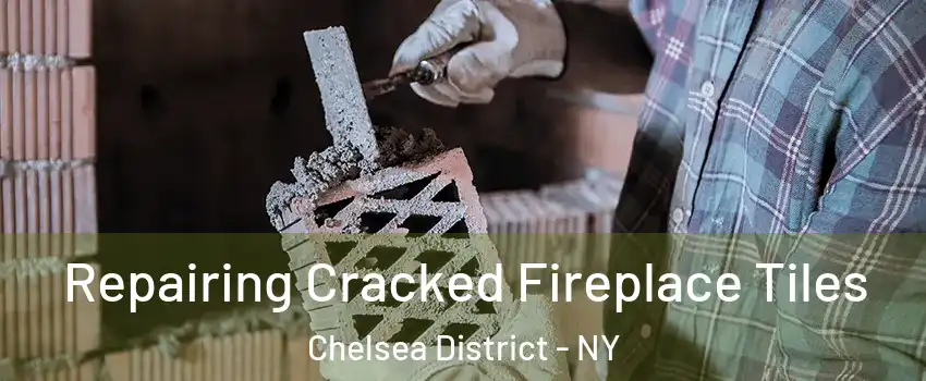Repairing Cracked Fireplace Tiles Chelsea District - NY