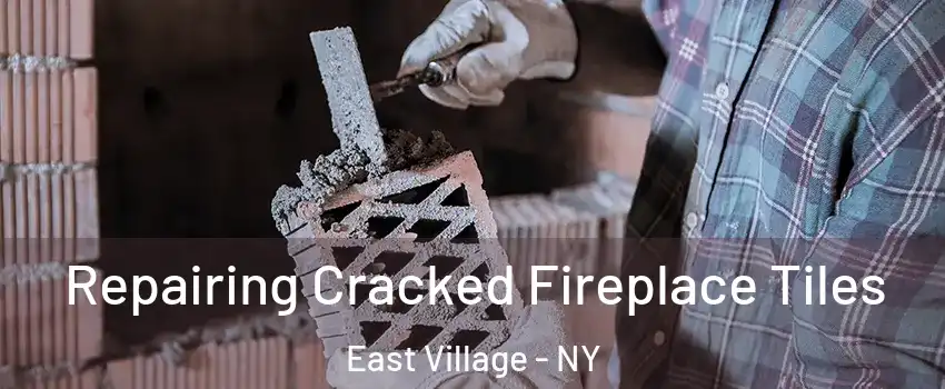 Repairing Cracked Fireplace Tiles East Village - NY