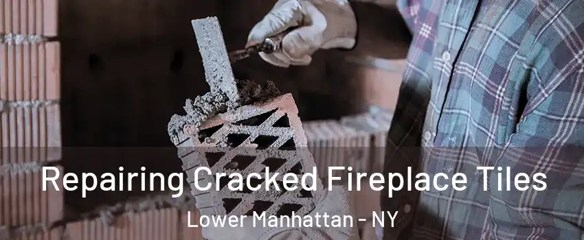 Repairing Cracked Fireplace Tiles Lower Manhattan - NY