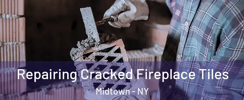 Repairing Cracked Fireplace Tiles Midtown - NY