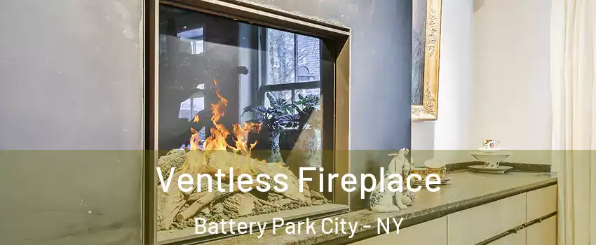 Ventless Fireplace Battery Park City - NY