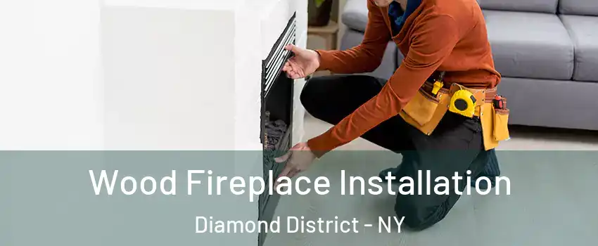 Wood Fireplace Installation Diamond District - NY