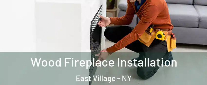 Wood Fireplace Installation East Village - NY