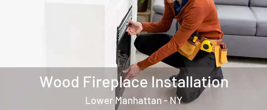 Wood Fireplace Installation Lower Manhattan - NY