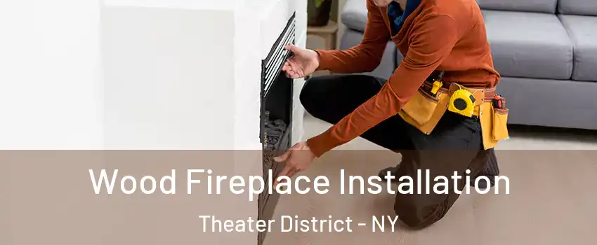 Wood Fireplace Installation Theater District - NY